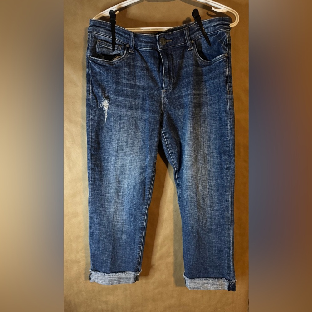 Kut from the Kloth cropped straight leg jeans (10)